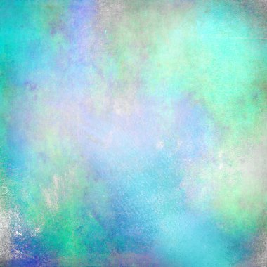Turquoise grunge background texture clipart