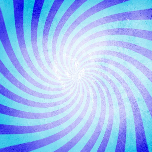 Grunge Blue Swirl Sunburst Hintergrund — Stockfoto