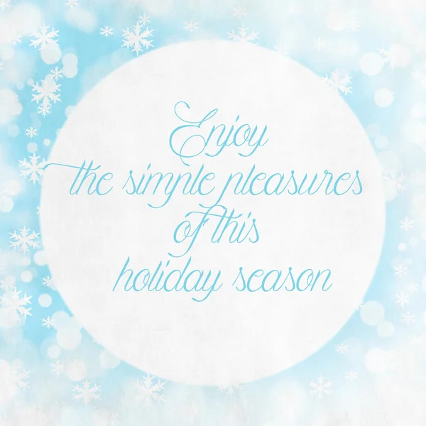 Merry Christmas Season Greetings Quote — Stock Photo, Image