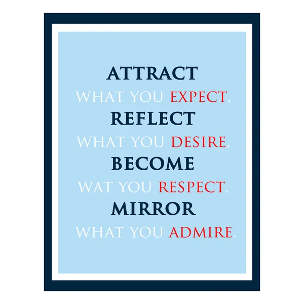 Inspirational and motivational quote. Effects poster, frame, col — Stock Photo, Image