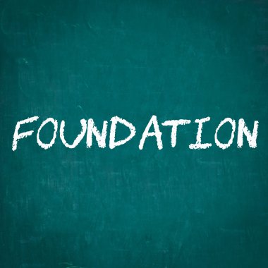 Kara tahta yazılı Vakfı