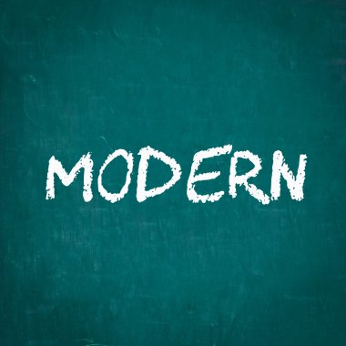 Kara tahta yazılı Morern