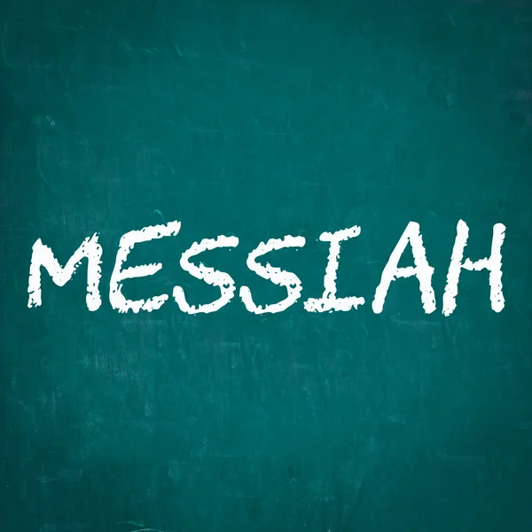 MESSIAH scritto sulla lavagna — Foto Stock