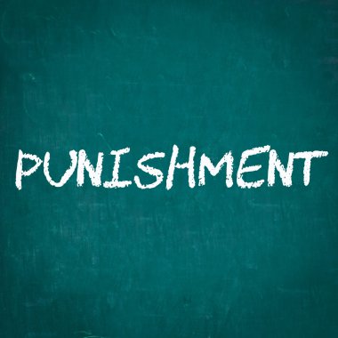 Kara tahta yazılı ceza