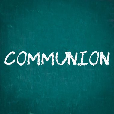 Kara tahta yazılı cemaat