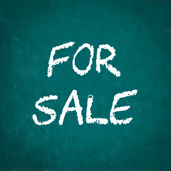 FOR SALE written on chalkboard — Stock Photo, Image