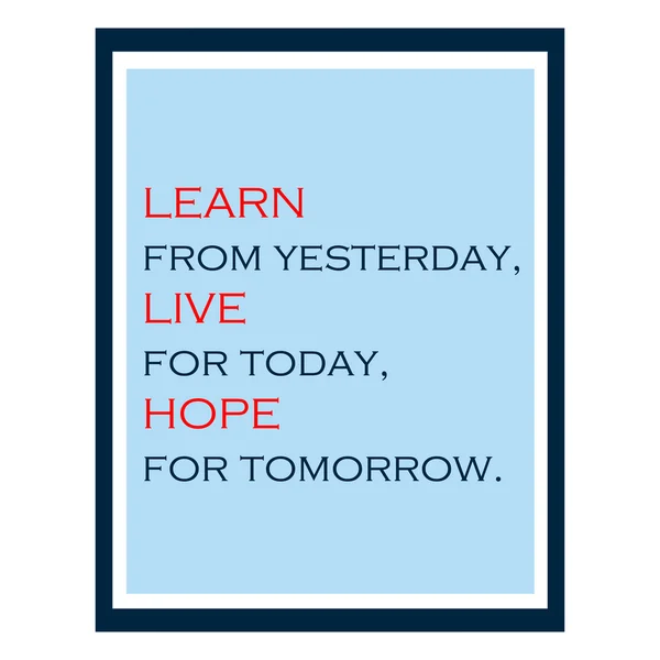 Inspirational and motivational quote. Effects poster, frame, col — Stock Photo, Image