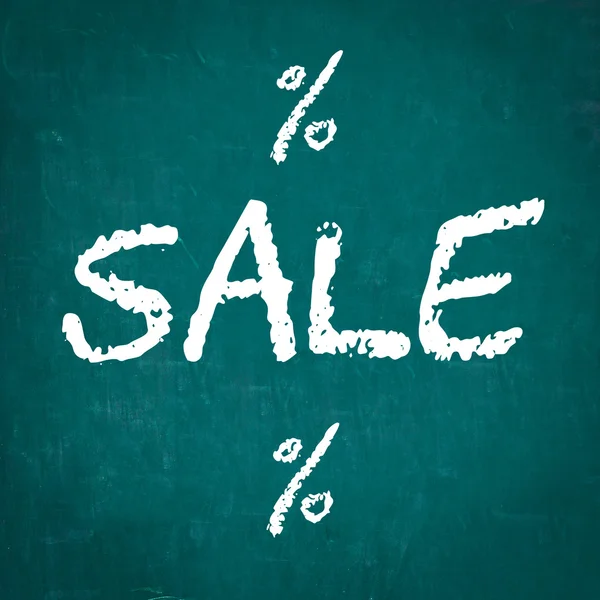 SALE written on chalkboard — Stock Photo, Image