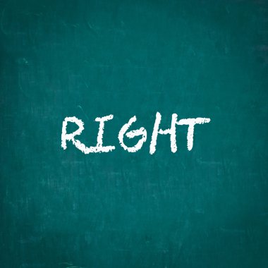 Kara tahta yazılı değil