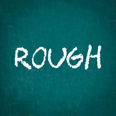 Kara tahta yazılı kaba