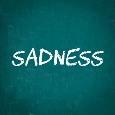 Kara tahta yazılı üzüntü