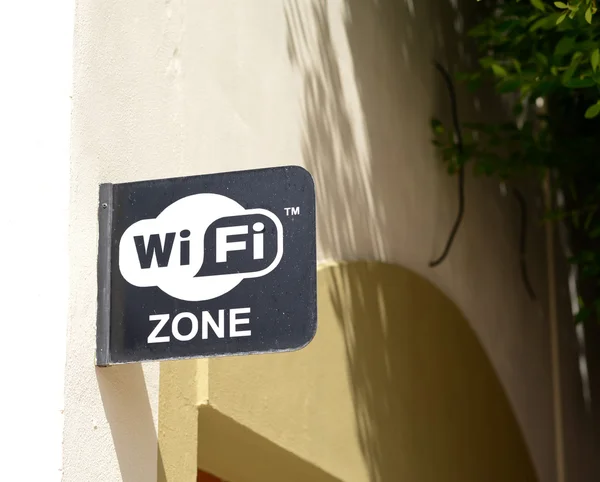 WiFi zóna. Symbol Wi-fi. Ikony bezdrátové sítě. — Stock fotografie