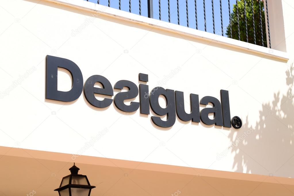 Mallorca July 31 15 Logo Of Famous Brand Desigual In Fe Stock Editorial Photo C Malydesigner