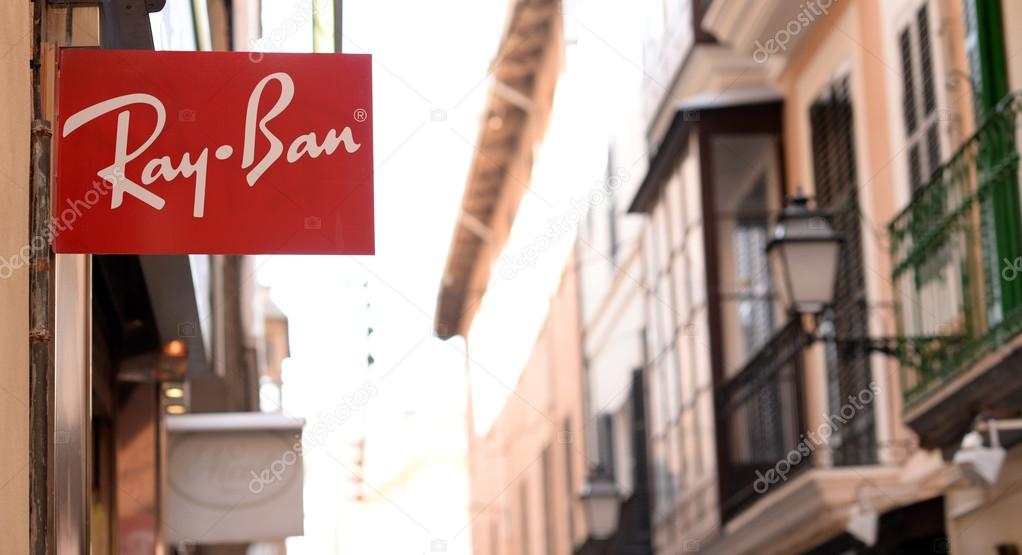 PALMA, MALLORCA - JULY 29, 2015: The logo of the brand 