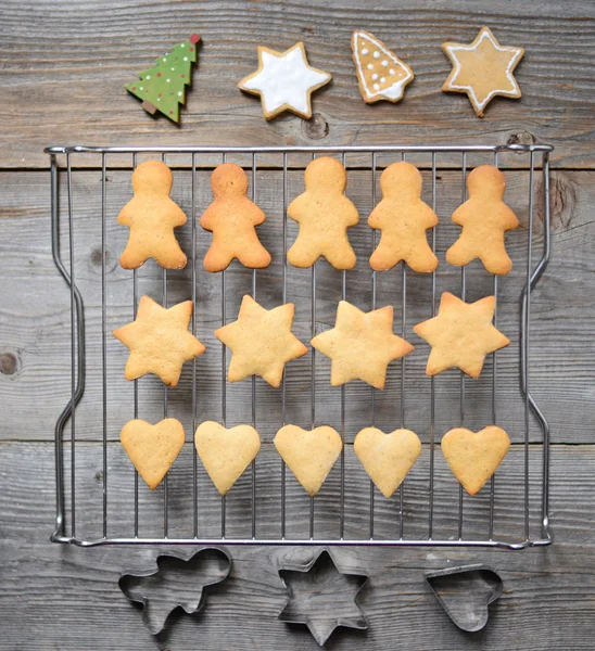 Un sacco di biscotti di Natale — Foto Stock