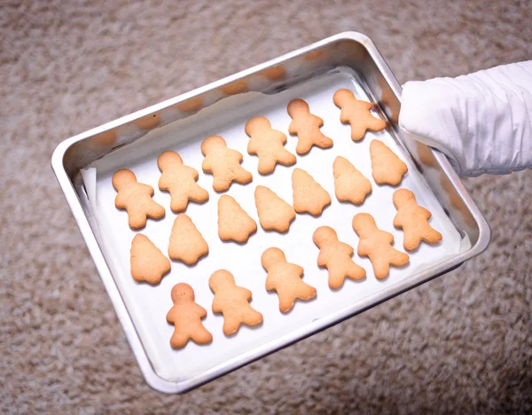 Biscuits de Noël dans une casserole — Photo