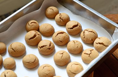 Gingerbread çerezleri pirinç içinde