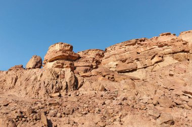 Eilat 'taki çöl ve dağ kanyonları