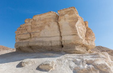 İsrail 'de Ölü Deniz kıyısındaki Sodom Dağı