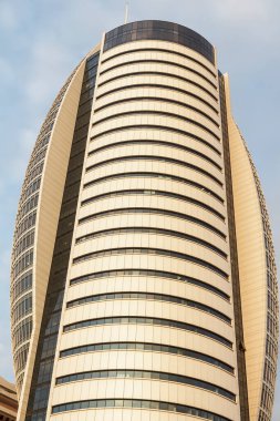 Hayfa, İsrail - 6 Kasım 2012: Yelken şeklinde ofis binası