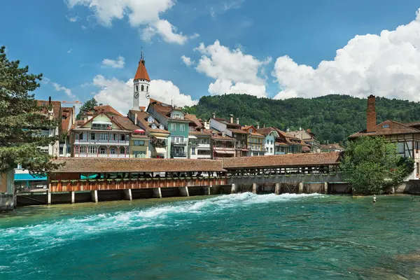 Thun İsviçre 'nin güzel manzarası