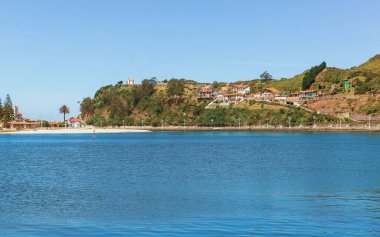 San Vicente de la Barquera İspanya manzarası