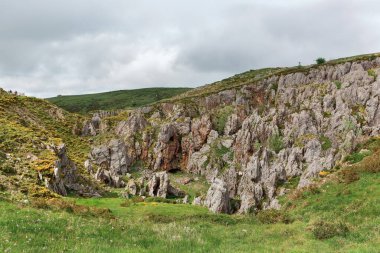 Picos de Europa İspanya 'nın güzel manzarası
