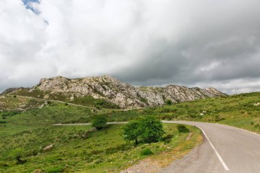 Picos de Europa dağ yolları İspanya