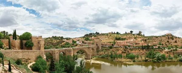 Bela Ponte Romana Toledo — Fotografia de Stock