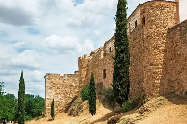 Ancien Mur Forteresse Tolède — Photo