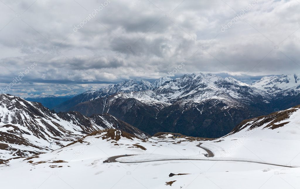 snow-capped Alps