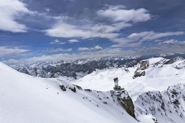 Blick von der Spitze der Zugspitze — Stockfoto