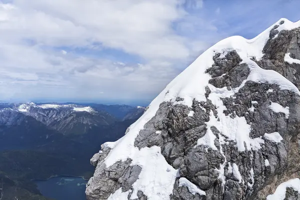 Ver a partir do topo da Montanha Zugspitze — Fotografia de Stock