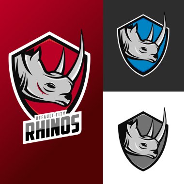 Gergedan maskotlar spor takımları için