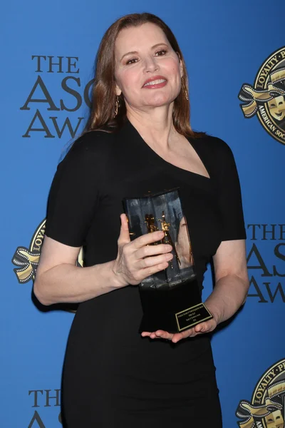 Geena Davis, presentada a Ridley Scott — Foto de Stock