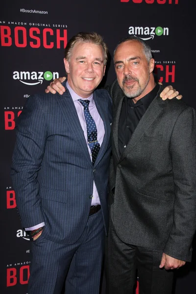 Spencer Garrett, Titus Welliver — Foto Stock