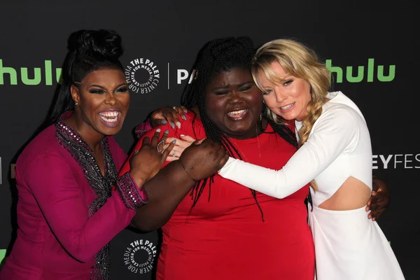 Ta'Rhonda Jones, Gabourey Sidibe, Kaitlin Doubledas — Stockfoto