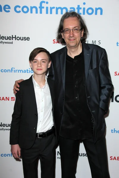 Jaeden Lieberher, Bob Nelson — Fotografia de Stock