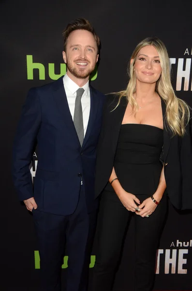 Aaron Paul, Lauren-Paul — Stockfoto