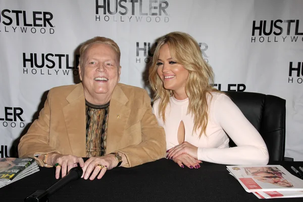 Larry Flynt, Alexis Texas — Stockfoto