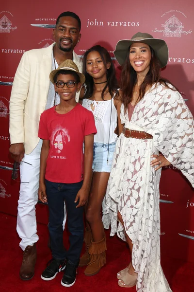 Bill Bellamy, Kristen Bellamy, familie — Stockfoto