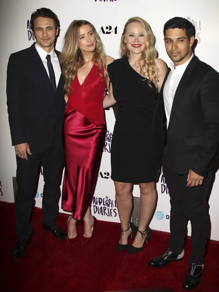 James Franco, Amber Heard, Pamela Romanowsky, Wilmer Valderrama — Stockfoto