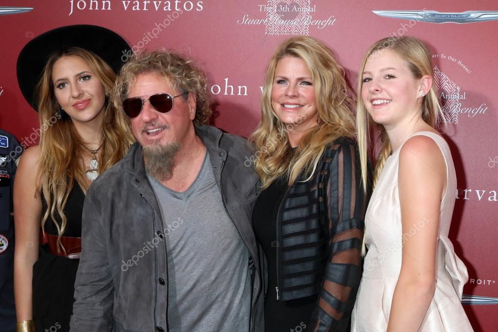 Kari KarteHagar, Sammy Hagar, daughters Stock Editorial Photo © s