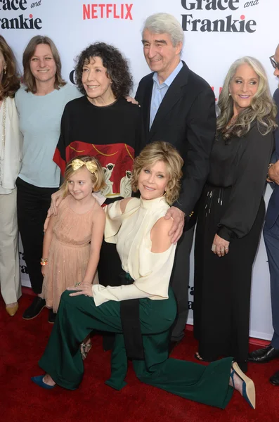Lily Tomlin, Sam Waterston, Jane Fonda — Stok Foto
