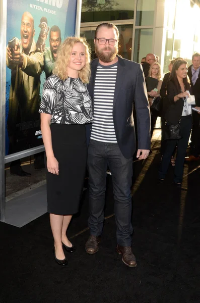 Alison Pill, Joshua Leonard — Fotografia de Stock