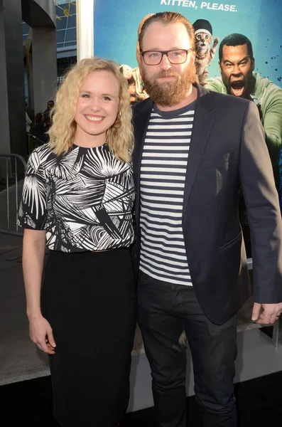 Alison Pill, Joshua Leonard — Fotografia de Stock