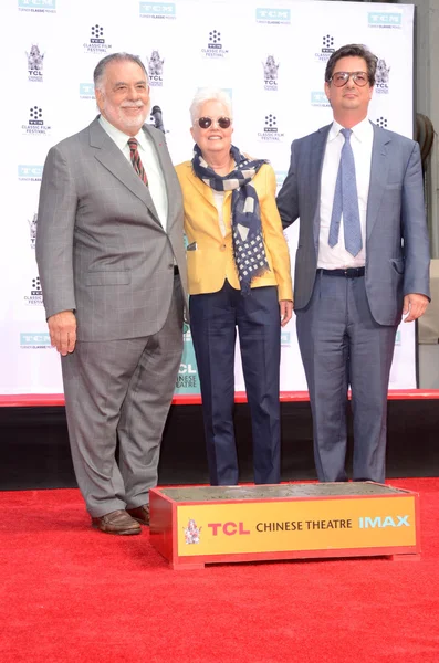 Talia Shire, Francis Ford Coppola, Eleanor Coppola, Roman Coppola — Stock Photo, Image