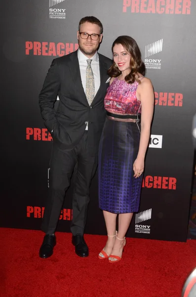 Seth Rogen, Lauren Miller — Stock fotografie