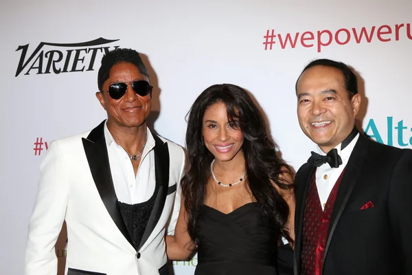 Jermaine Jackson, Halima Rashid, Guest — Stock Photo, Image