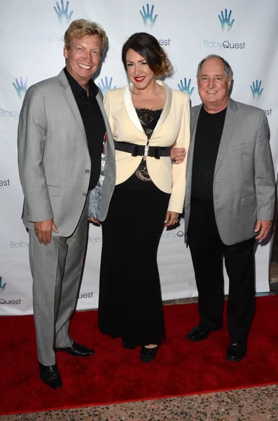 Neil Sedaka, Joely Fisher, Nigel Lythgoe — Stock Photo, Image